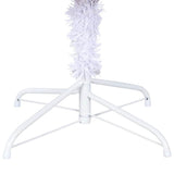 Artificial Christmas Tree L 240 cm White - Rear View
