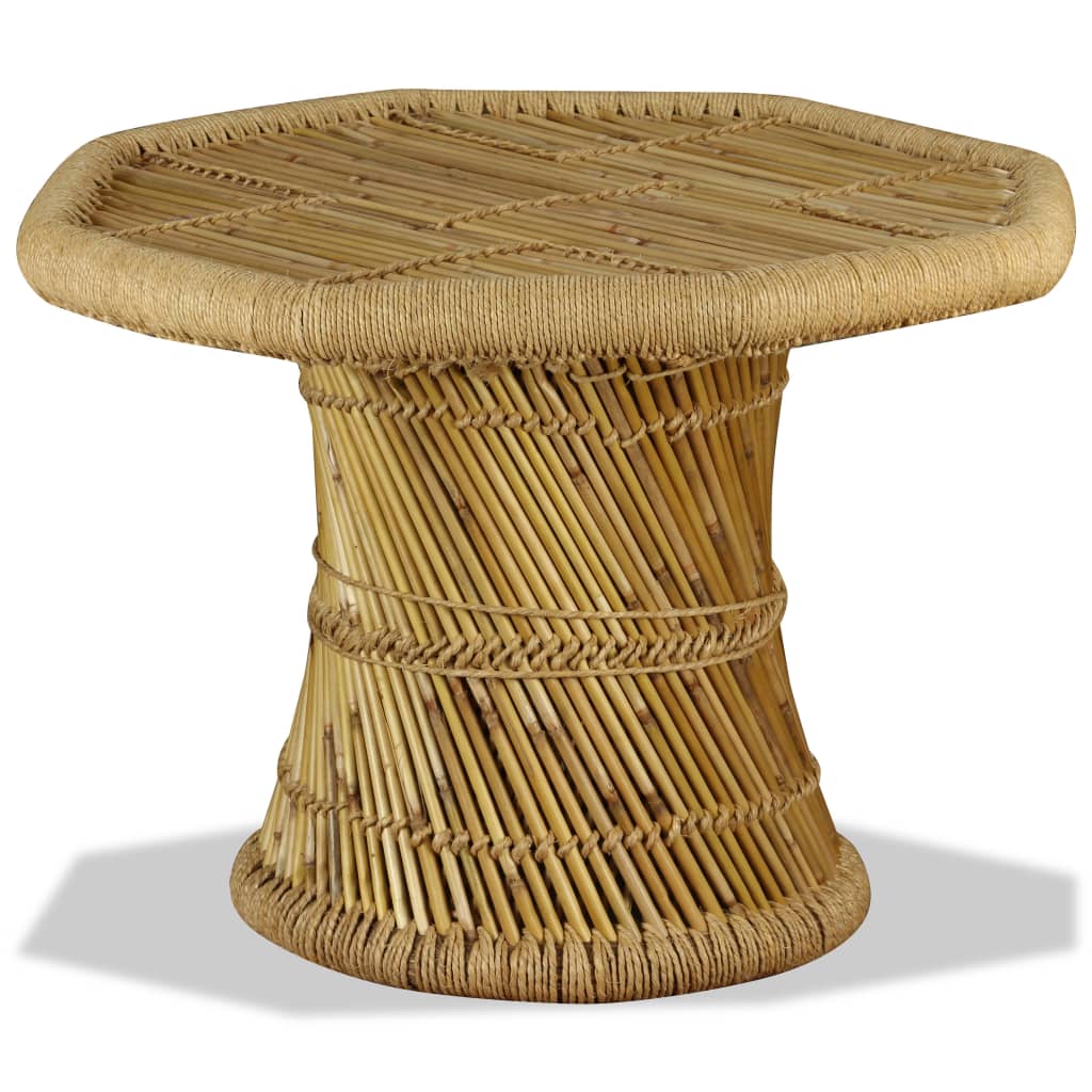 Coffee Table Bamboo Octagon 60x60x45 cm