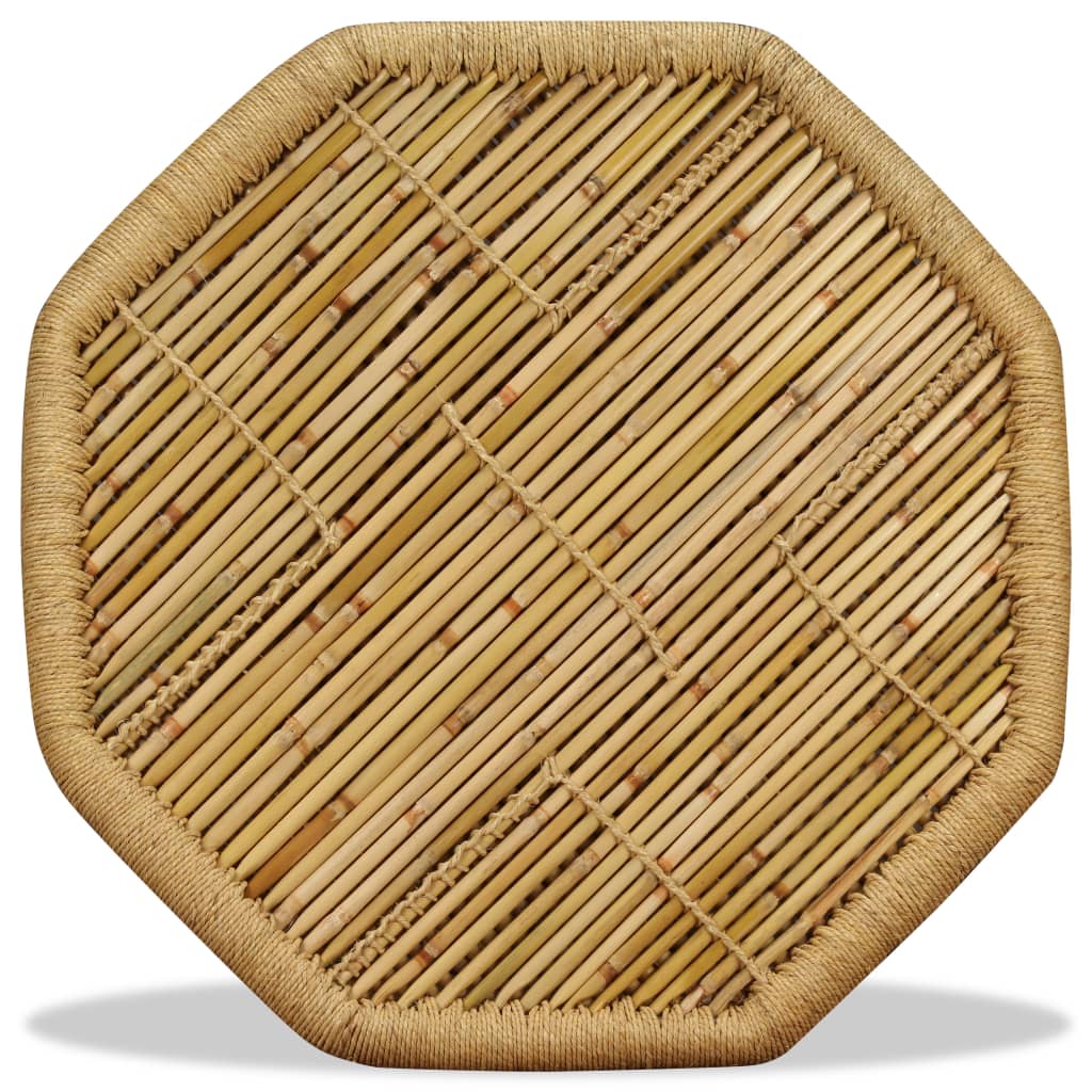 Coffee Table Bamboo Octagon 60x60x45 cm