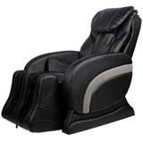 Massage Chair Black Faux Leather - Side View