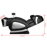 Massage Chair with Super Screen Black Faux Leather - Extra Image