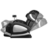 Massage Chair with Super Screen Black Faux Leather - 45-Degree Angle