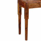 Writing Desk with 5 Drawers Solid Acacia Wood 90x40x90 cm