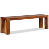 Bench Solid Acacia Wood 160x35x45 cm