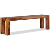 Bench Solid Acacia Wood 160x35x45 cm