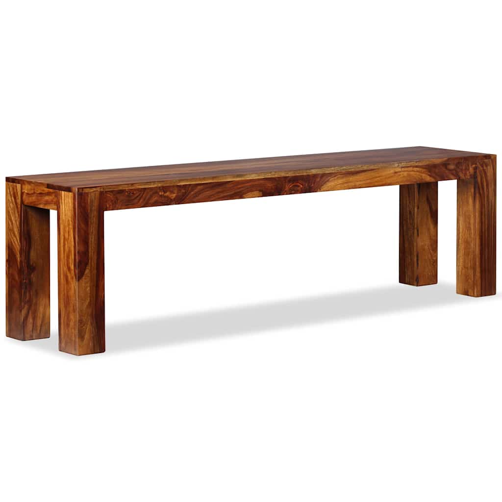 Bench Solid Acacia Wood 160x35x45 cm