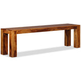 Bench Solid Acacia Wood 160x35x45 cm