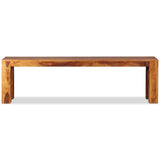 Bench Solid Acacia Wood 160x35x45 cm