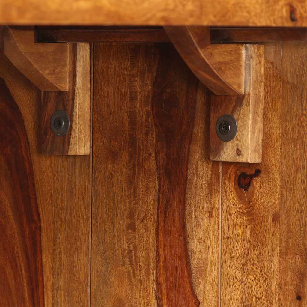 Sideboard/Desk Solid Acacia Wood Brown