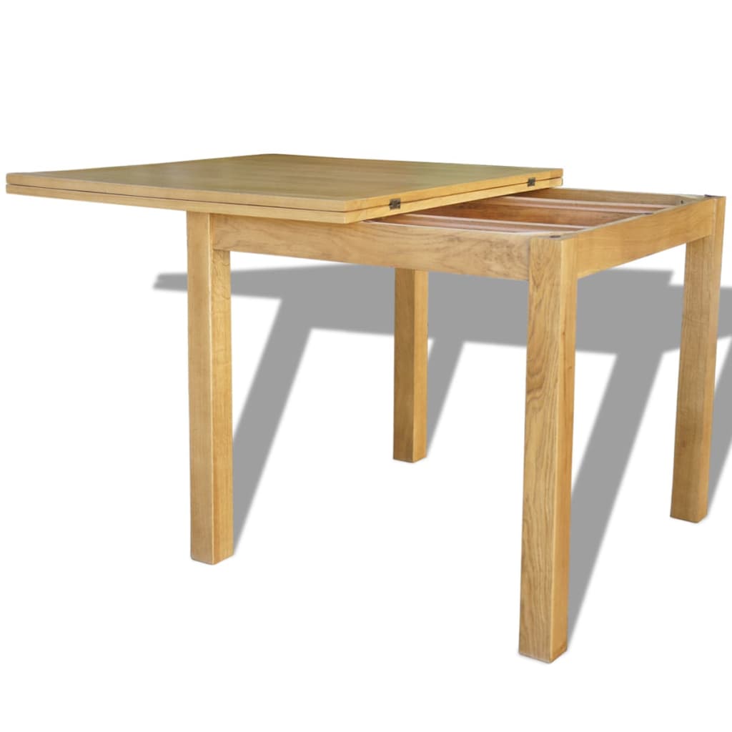 Extendable Table Oak 170x85x75 Cm