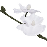 Artificial Orchid Plant with Pot 30 cm White - Front View