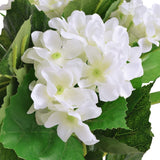 Artificial Hydrangea Plant with Pot 60 cm White - Front View