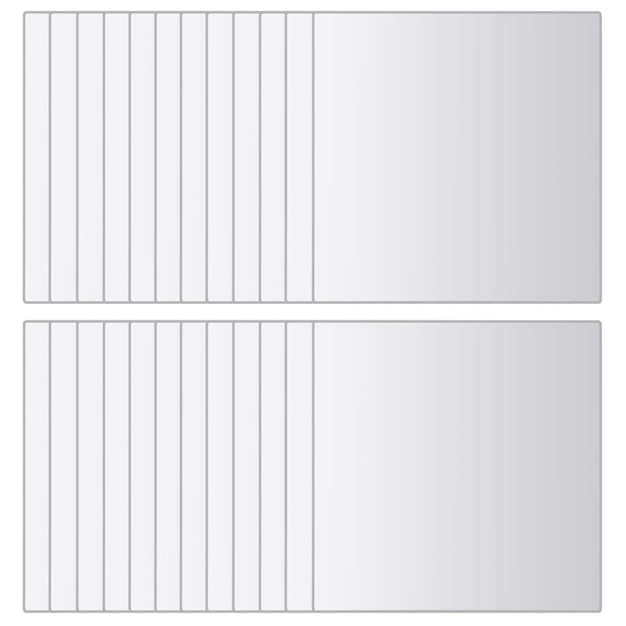 24 pcs Mirror Tiles Square Glass