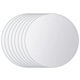 8 pcs Mirror Tiles Round Glass