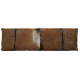 Bench Goatskin Leather Teak