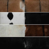 Bench Goatskin Leather Teak