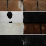 Bench Goatskin Leather Teak - Close-Up Angle