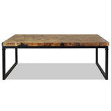 Coffee Table Teak Resin 110x60x40 cm