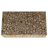 Coffee Table Genuine Teak 90x50x30 cm - Side View
