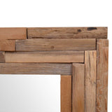 Decorative Mirror Teak 120x60 cm Rectangular - Extra Image