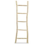Towel Ladder with 5 Rungs Teak 45x150 cm Natural