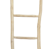Towel Ladder with 5 Rungs Teak 45x150 cm Natural - Front View