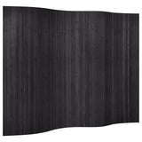 Room Divider Bamboo Grey Width 250 cm Height 165 cm