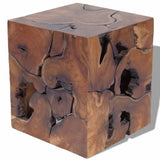 Stools 2 pcs Brown 40x40x45 cm Solid Teak Wood