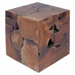 Stools 4 pcs Brown 40x40x45 cm Solid Teak Wood