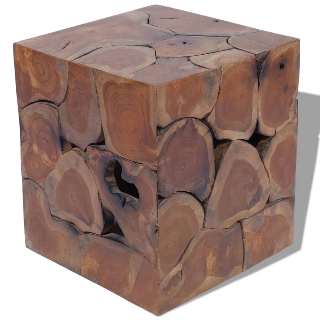Stools 4 pcs Brown 40x40x45 cm Solid Teak Wood