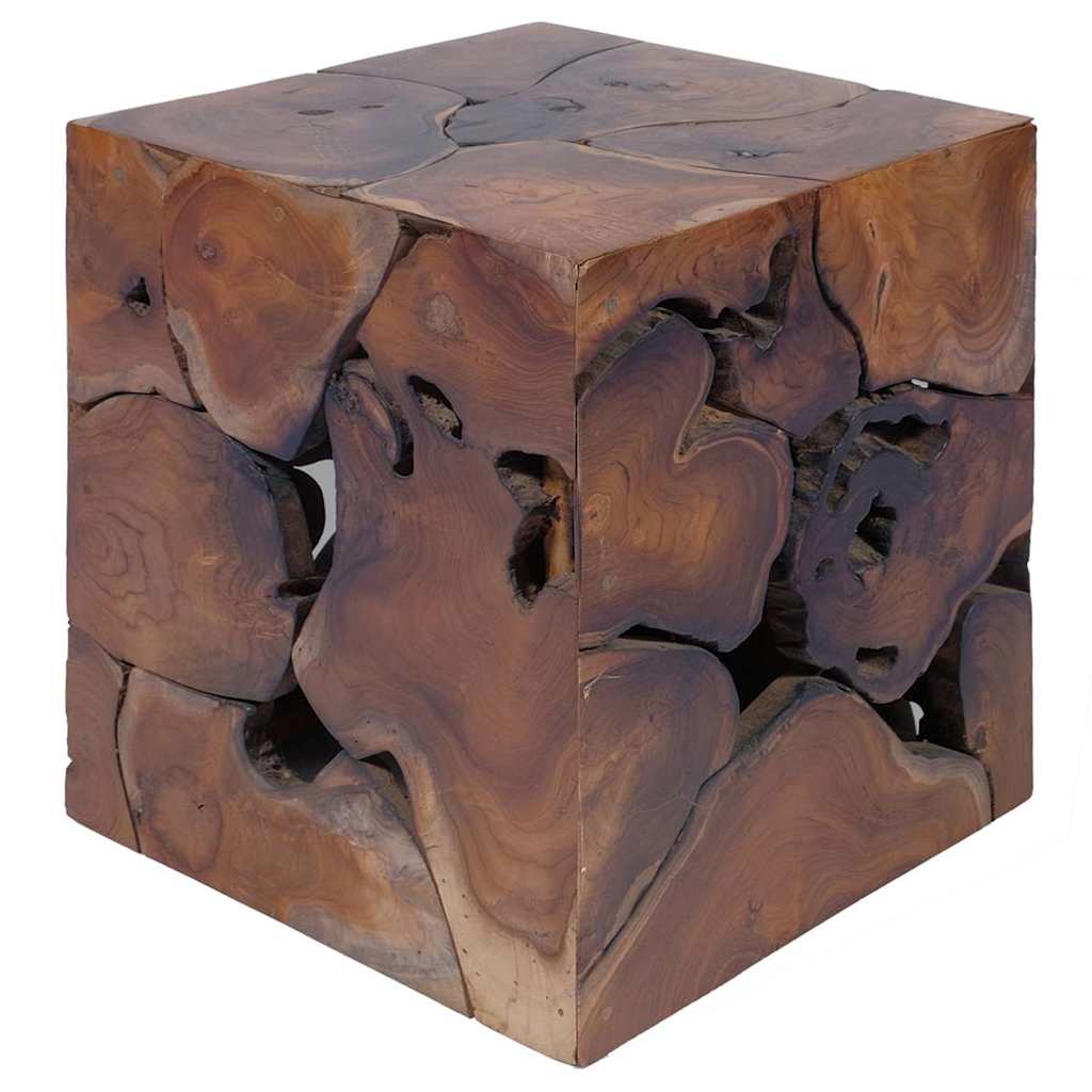 Stools 4 pcs Brown 40x40x45 cm Solid Teak Wood