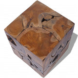 Stools/Coffee Table Solid Teak - Close-Up Angle