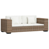 2-Seater and 3-Seater Sofa Set Real Rattan - 45-Degree Angle