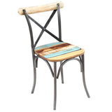 Dining Chairs 4 pcs Solid Reclaimed Wood - Extra Image
