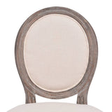 Dining Chairs 6 pcs Cream Fabric