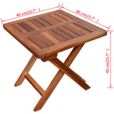 Sun Loungers 2 pcs with Table Solid Acacia Wood - Extra Image