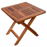Sun Loungers 2 pcs with Table Solid Acacia Wood - Close-Up Angle