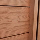 Garden Fence Panels 2 pcs WPC 361 cm Brown