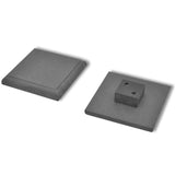 Garden Fence Panels 4 pcs WPC 715 cm Grey - Extra Image