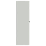 Office Cabinet 90x40x140 cm Steel Grey