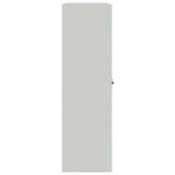 Office Cabinet 90x40x140 cm Steel Grey - 45-Degree Angle