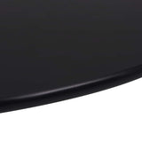 Table Top Tempered Glass Round 300 mm - Side View