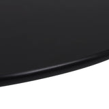Table Top Tempered Glass Round 800 mm - Side View