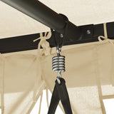 Gazebo Convertible Swing Bench Cream White - 45-Degree Angle