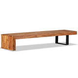 TV Stand Solid Acacia Wood - Extra Image