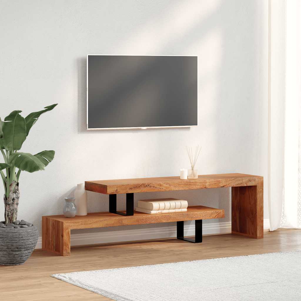 TV Stand Solid Acacia Wood