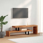 TV Stand Solid Acacia Wood