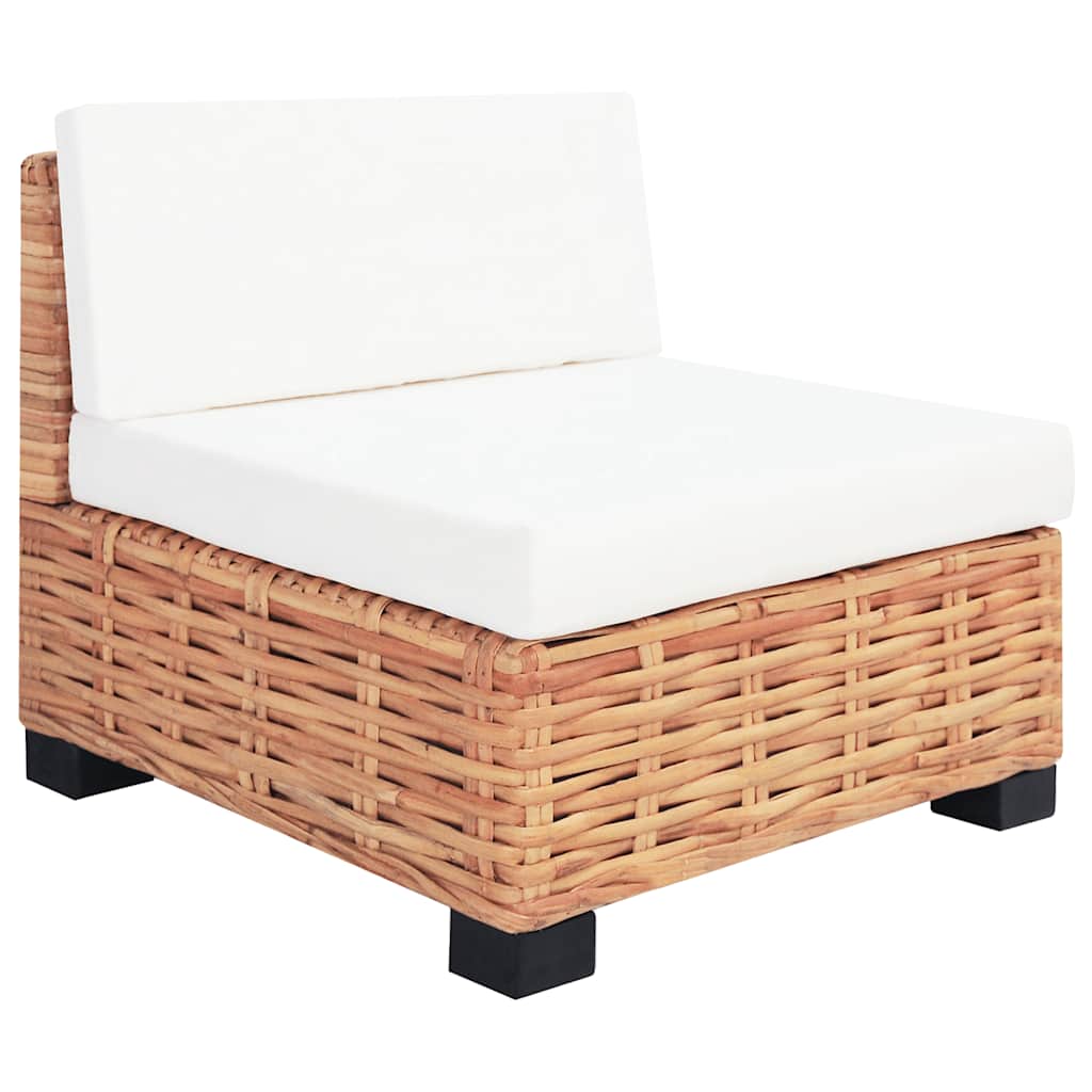 Sofa Set 27 Pieces Natural Rattan
