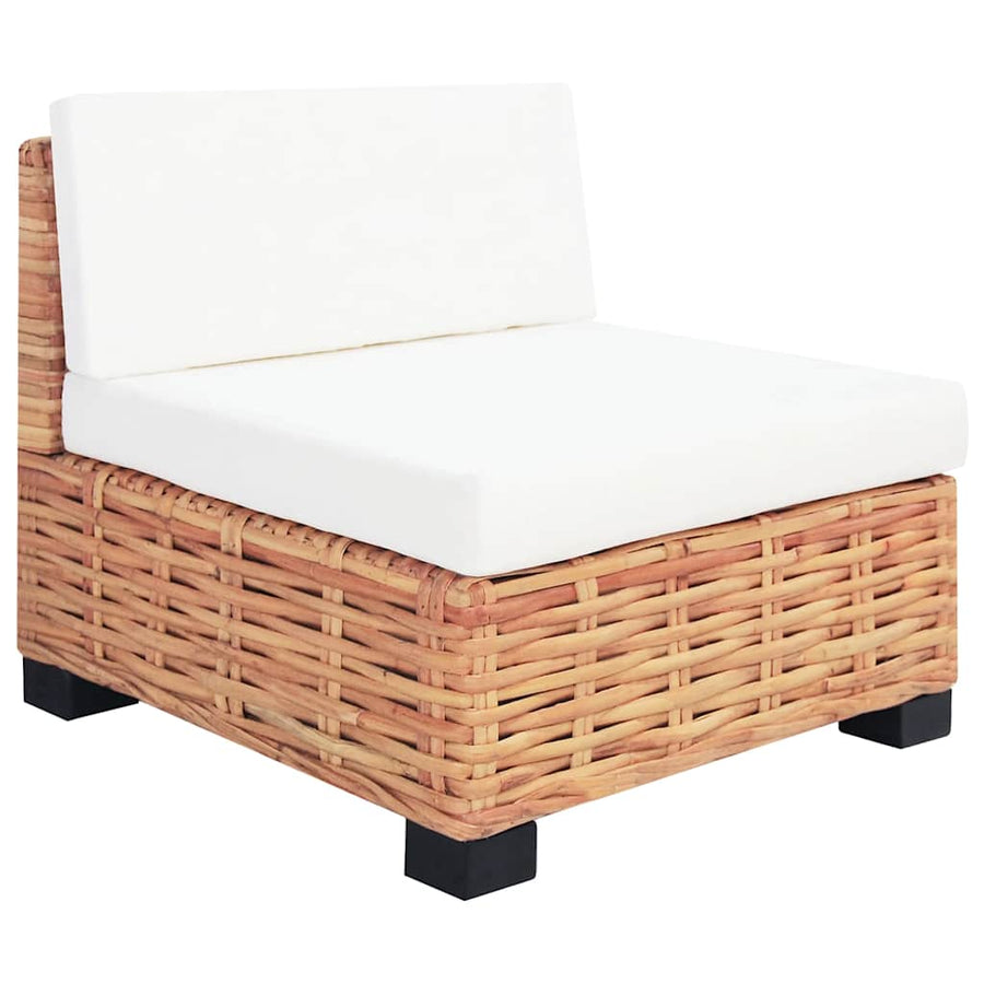 Sofa Set 27 Pieces Natural Rattan