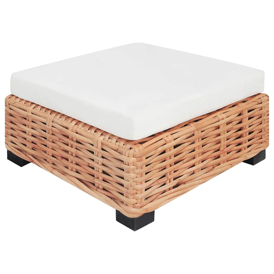 Sofa Set 27 Pieces Natural Rattan